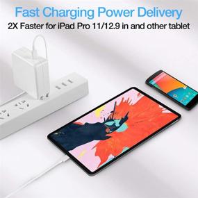 img 2 attached to 🔌 High-Quality Replacement Mac Book Pro Charger with 61W Power Adapter and 6.6ft USB C Cable - Compatible with MacBook Pro 15, 13 inches & MacBook Air 13 inches 2020/2019/2018