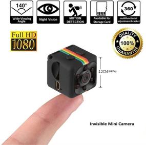 img 3 attached to 📷 QEBIDUM Cop Cam Mini Spy Camera Wireless, HD DV SQ11 Hidden Camera 1080P Micro Nanny Motion Detection Camcorder Infrared Night Vision DVR Outdoor Indoor Office