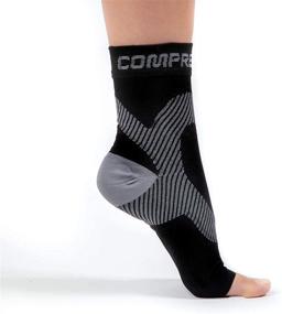 img 3 attached to 🧦 Compressa Ankle & Foot Compression Socks: Relief for Plantar Fasciitis, Reduced Swelling, and Joint Stability – Authentic, All-Day Comfort Socks for Men and Women (Sizes S, M, L)