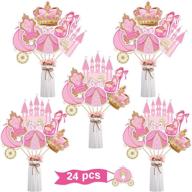 blulu princess decorations carriage centerpiece logo