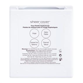 img 1 attached to 🎨 Sheer Cover Sophisticate Look Face Palette: Enhance Eyes, Lips, and Cheeks with a Professional Brush