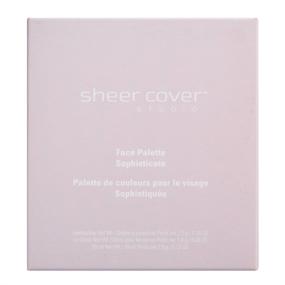 img 3 attached to 🎨 Sheer Cover Sophisticate Look Face Palette: Enhance Eyes, Lips, and Cheeks with a Professional Brush