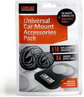 🚗 the ultimate magnetic car mount upgrade - popsocket compatible metal phone plates (discs) with 3m adhesive stickers in innovative adhesives life extending packaging logo