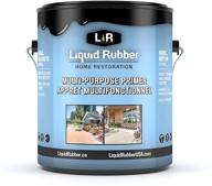 🔧 liquid rubber multi-purpose primer - ideal for concrete and wood surfaces, water-based & non-toxic, fast-drying formula, easy application, 1 gallon size логотип