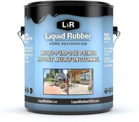 img 4 attached to 🔧 Liquid Rubber Multi-Purpose Primer - Ideal for Concrete and Wood Surfaces, Water-Based & Non-Toxic, Fast-Drying Formula, Easy Application, 1 Gallon Size