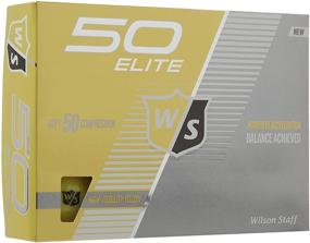 img 4 attached to 🏌️ Enhance Your Golf Game with the Wilson Staff Fifty Elite Yellow Golf Ball