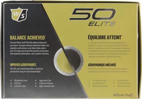 img 2 attached to 🏌️ Enhance Your Golf Game with the Wilson Staff Fifty Elite Yellow Golf Ball