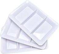 🍽️ plastic 3-section disposable platters - lullaby logo