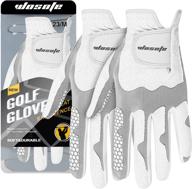 🏌️ wosofe men's left hand lycra korean nanometer grip golf gloves - pack of 2, soft & comfortable логотип