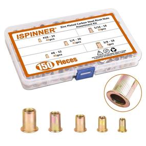 img 1 attached to ISPINNER 150Pcs Plated Threaded Assortment