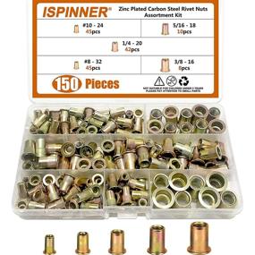 img 4 attached to ISPINNER 150Pcs Plated Threaded Assortment