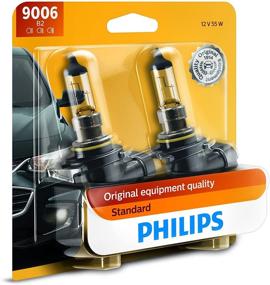img 1 attached to 💡 High-Performing Philips 9006 Standard Halogen Replacement Headlight Bulb, 2 Pack (9006B2) for Enhanced Automotive Lighting