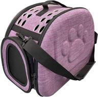 airline approved pet carrier - soft sided 🐾 travel bag for cats & small dogs by petlike logo