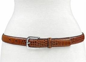 img 3 attached to Italian Calfskin Genuine Leather Alligator Women's Accessories