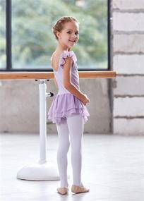 img 3 attached to MdnMd Sleeve Skirted Leotard: Perfect Girls' Ballet Clothing for Active Movement