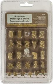 img 3 attached to 🔥 Walnut Hollow HotStamps Set: Numbers and Symbols for Woodburning and Leather Branding, 24 Pieces - Brown