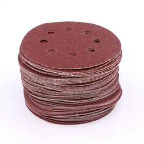 img 1 attached to 60 Pieces 5 Inch Sanding Discs with 8 Holes - Hook and Loop Sandpaper Pads for Circular Sanders, Various Grits (40/60/80/100/120/180/240/320/400/800)