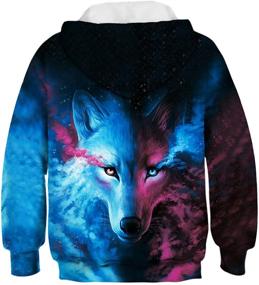 img 1 attached to GLUDEAR Novelty Hoodies Sweatshirts Pullover Boys' Clothing