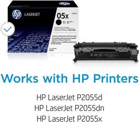 img 3 attached to 🖨️ High Yield HP 05X CE505X Toner Cartridge - Black, Compatible with HP LaserJet P2055 Series