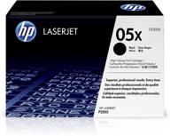 🖨️ high yield hp 05x ce505x toner cartridge - black, compatible with hp laserjet p2055 series logo