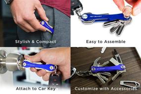 img 3 attached to Men's KeySmart Compact Holder: Keychain 🔑 Organizer with Keyrings & Keychains – Essential Accessories