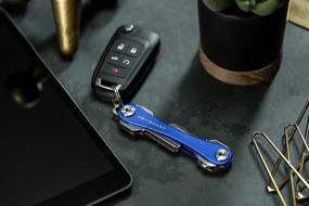 img 1 attached to Men's KeySmart Compact Holder: Keychain 🔑 Organizer with Keyrings & Keychains – Essential Accessories