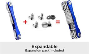 img 2 attached to Men's KeySmart Compact Holder: Keychain 🔑 Organizer with Keyrings & Keychains – Essential Accessories