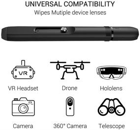 img 3 attached to Optical Lens Dust and Fingerprint Cleaning Pen for Oculus Quest 2/Quest/Rift S/HTC Vive/Cosmos/Valve Index /PS4 VR Headset, Drone, Microsoft HoloLens, Cameras