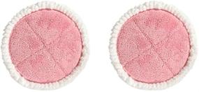 img 2 attached to 🧹 VMAI Electric Mop Cleaning Pads for T690 Model - Pink, Size L, Spin Mop Pads Replacement