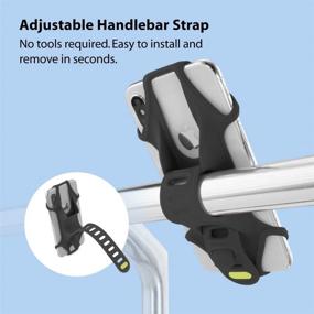 img 1 attached to Universal Bicycle Handlebar Stroller Smartphone