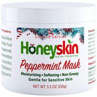 organic vanilla peppermint holiday face logo