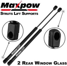 img 4 attached to 🔝 Maxpow Rear Window Lift Supports Struts - Compatible with Liberty 2002-2007 - Back Window Support Struts Shocks - Rear Glass Lift Strut 4365 (2 Pcs)