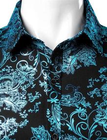 img 2 attached to 👔 ZEROYAA Paisley Print High-End Men's Fashion