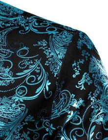 img 1 attached to 👔 ZEROYAA Paisley Print High-End Men's Fashion