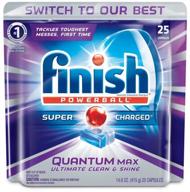🧼 maximize your clean with finish quantum: now with baking soda! 25 count pack logo