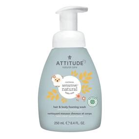 img 4 attached to 🧴 ATTITUDE 2-in-1 Natural Hair and Body Foaming Wash Baby, Fragrance-Free - Review, Benefits, and 8.4 Fluid Ounce Packaging (ATT-60660)
