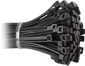 img 3 attached to 🔗 Versatile Cable Management Solution: Cable Matters Combo Pack of 200 Self-Locking Nylon Cable Ties in Assorted Lengths (6+8+12-Inch) - Black and White Colors included