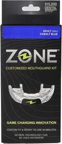 img 3 attached to 🔵 Custom Fit Zone Mouthguard Sports Mouthpiece with M.O.R.A. Technology - No Boil, No Pain (Adult, Cobalt Blue)