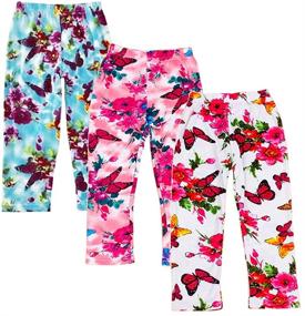 img 1 attached to Trendy Ehdching Printed Toddler Leggings - Girls' Fashion Clothing