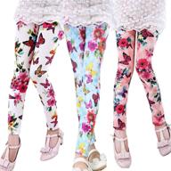 trendy ehdching printed toddler leggings - girls' fashion clothing logo