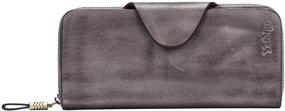 img 1 attached to Yafeige Luxury Blocking Tri Fold Leather Women's Handbags & Wallets