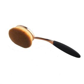 img 1 attached to 🖌️ Yoseng Oval Foundation Brush: Large Toothbrush Makeup Tool for Fast and Flawless Application of Liquid, Cream, and Powder Foundation