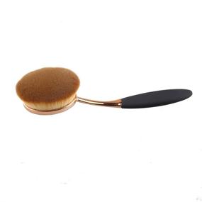 img 2 attached to 🖌️ Yoseng Oval Foundation Brush: Large Toothbrush Makeup Tool for Fast and Flawless Application of Liquid, Cream, and Powder Foundation