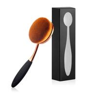 🖌️ yoseng oval foundation brush: large toothbrush makeup tool for fast and flawless application of liquid, cream, and powder foundation logo