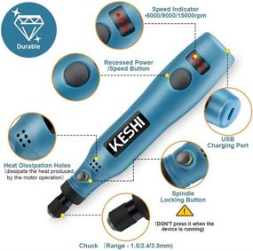 img 4 attached to 🔌 KeShi Cordless Multi-Purpose Accessory Swap-able