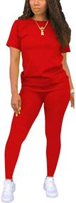 img 2 attached to 👚 Women's Summer Sweatsuit Sets: Nimsruc Two Piece Outfits for Jogging and Track Suit