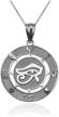 blingz sterling silver amulet necklace logo