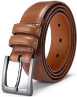 👔 jiguoor leather belts: the perfect men's accessory for casual and business attire logo