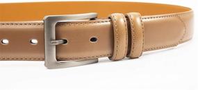 img 2 attached to 👔 Jiguoor Leather Belts: The Perfect Men's Accessory for Casual and Business Attire