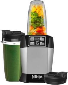 img 4 attached to 🥤 Ninja Auto-iQ Nutri Ninja Blender, Platinum BL480 (Certified Refurbished)